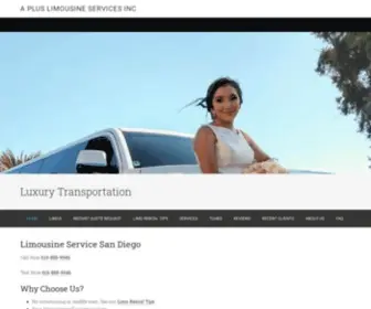 Apluslimos.com(A Plus Limousine Services) Screenshot