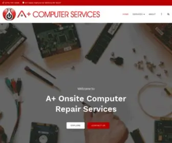 Aplusonsite.org(Computer Services) Screenshot