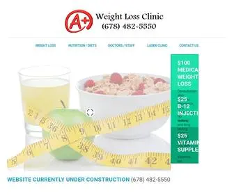 Aplusweightloss.com(Small business web hosting offering additional business services such as) Screenshot