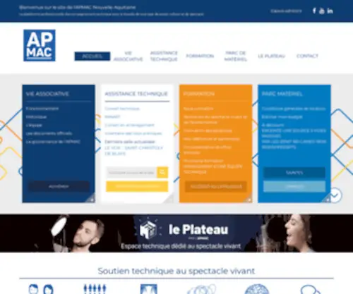 Apmac.asso.fr(Apmac) Screenshot