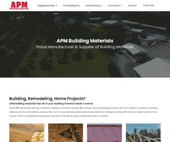 Apmbuildingmaterials.com(APM Building Materials) Screenshot