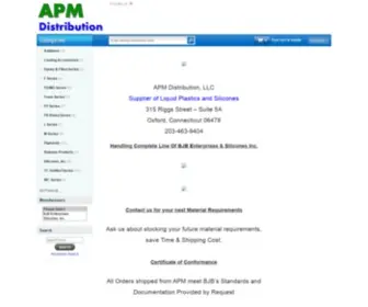 Apmdistribution.com(APM Distribution) Screenshot