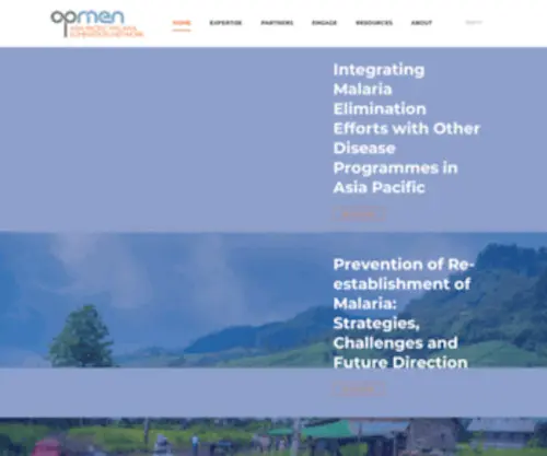Apmen.org(Asia Pacific Malaria Elimination Network (APMEN)) Screenshot