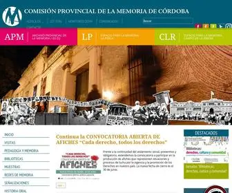 APM.gov.ar(Archivo Provincial de la Memoria) Screenshot