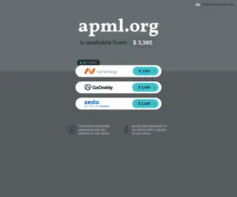 APML.org(apml) Screenshot