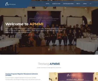 Apmmi.or.id(Aliansi Program Magister Manajemen Indonesia) Screenshot
