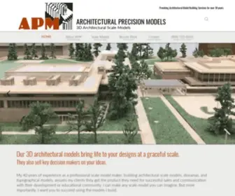 Apmodels.com(Architectural Precision Modeling) Screenshot