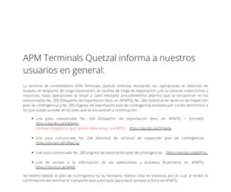 Apmterminalsquetzal.com(Apmterminalsquetzal) Screenshot