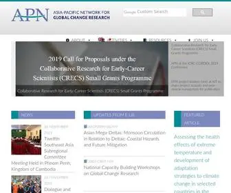 APN-GCR.org(Asia-Pacific Network for Global Change Research) Screenshot