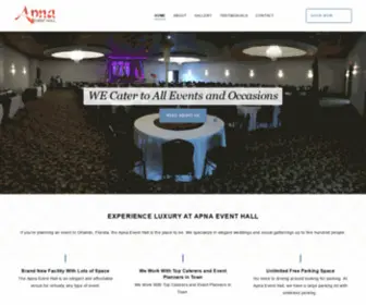 Apnaeventhall.com(Apna Event Hall Orlando Florida) Screenshot