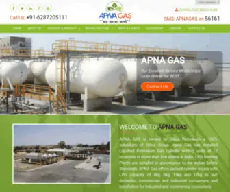 Apnagas.in(APNA GAS) Screenshot