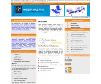 Apnascientific.com(Apna Scientific) Screenshot