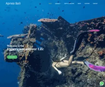 Apneabali.com(Freediving in Bali) Screenshot