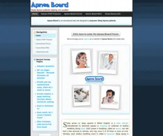 Apneaboard.com(Apnea Board) Screenshot