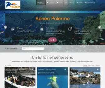 Apneapalermo.it(Apnea palermo) Screenshot