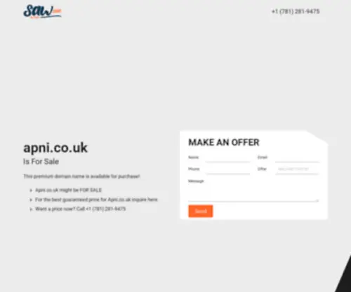 Apni.co.uk(Domain name is for sale) Screenshot