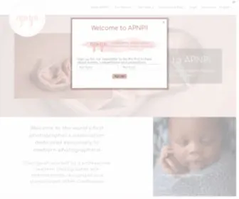 Apnpi.com(Accredited Professional Newborn Photographers International) Screenshot
