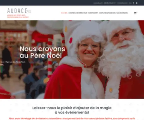 APNPQ.com(Agence des Pères Noël professionnels du Québec) Screenshot