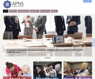 APNS.org.au(Association of Private Nursing Services) Screenshot