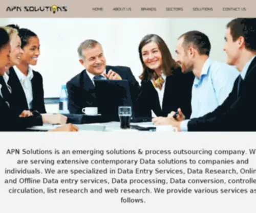 Apnsolutions.net(APN Solutions) Screenshot