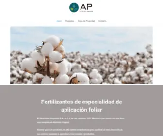 Apnutrientesvegetales.com.mx(AP Nutrientes Vegetales) Screenshot