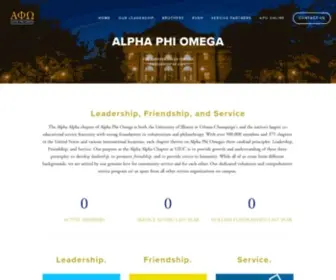 Apo-AA.org(Alpha Phi Omega) Screenshot