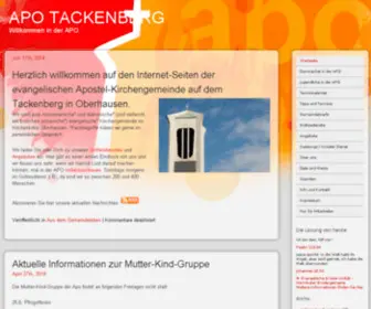 Apo-Tackenberg.de(Komm nach Hause) Screenshot