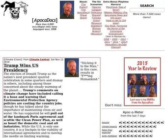 Apocadocs.com(Humoring the Horror of Environmental Collapse) Screenshot
