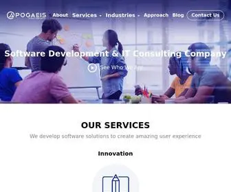 Apogaeis.com(Software Outsourcing) Screenshot