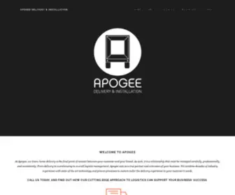 Apogee-Delivers.com(White Glove Delivery & Installation) Screenshot