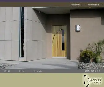Apogee-Design.com(Apogee Design) Screenshot
