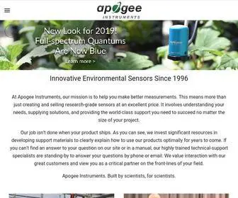 Apogeeinstruments.com(Apogee Instruments) Screenshot