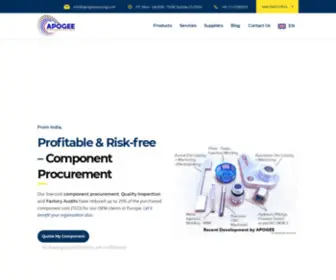 Apogeesourcing.com(Sourcing Solutions I Sourcing company in India I Sourcing Agent) Screenshot