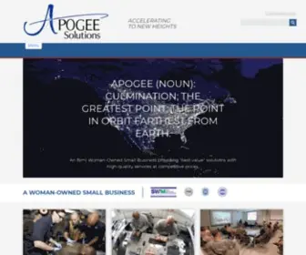 Apogee.us.com(Apogee Solutions) Screenshot
