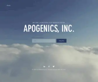 Apogenics.com(Mysite) Screenshot