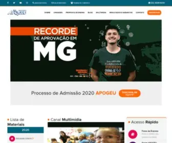 Apogeu.com.br(Rede de Ensino APOGEU) Screenshot