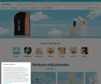 Apohem.se(Apotek, hälsa och hudvård online) Screenshot