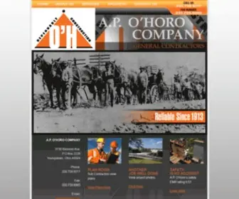 Apohoro.com(O'Horo Company General Contractors) Screenshot