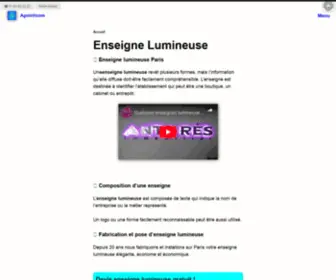 Apointcom.fr(Enseigne Lumineuse Paris) Screenshot