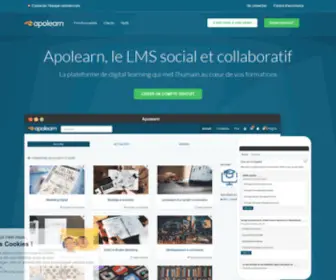 Apolearn.com(Solution LMS pour les OF et enseignement supérieur) Screenshot