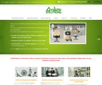 Apoling.com(Translation and Apostille Services NYC) Screenshot