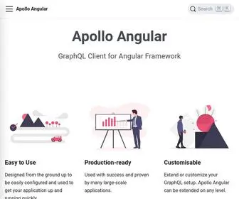 Apollo-Angular.com(GraphQL Client for Angular) Screenshot