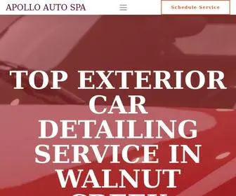 Apollo-Auto-SPA.com(Exterior Car Detailing Service) Screenshot