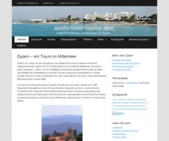 Apollo-Hotel-CYprus.com(Ein Traum im Mittelmeer) Screenshot