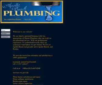 Apollobeachplumbinginc.com(Apollobeachplumbing Apollo Beach) Screenshot