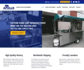 Apollocarts.com(Apollo Custom Manufacturing) Screenshot