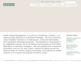 Apollo.com(Apollo Global Management) Screenshot