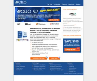 Apollodb.com(Apollo DBF database engine for CA) Screenshot