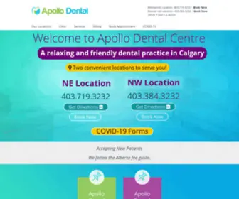 Apollodental.com(Apollo Dental) Screenshot