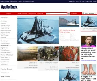 Apolloduck.ca(Boats for sale Canada) Screenshot